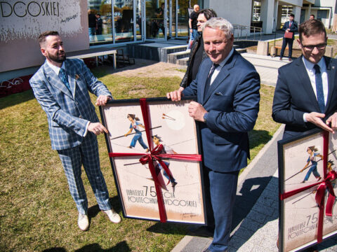 Odsłonięcie muralu na Politechnice Bydgoskiej