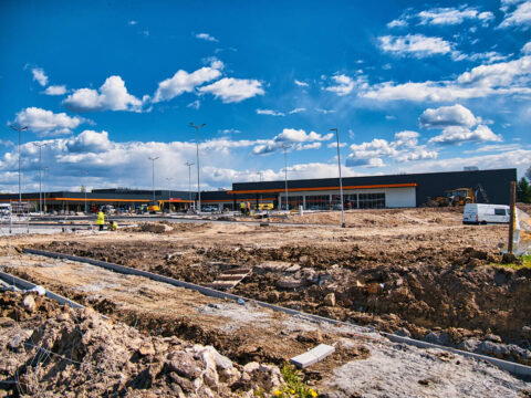 Comfy Park w budowie