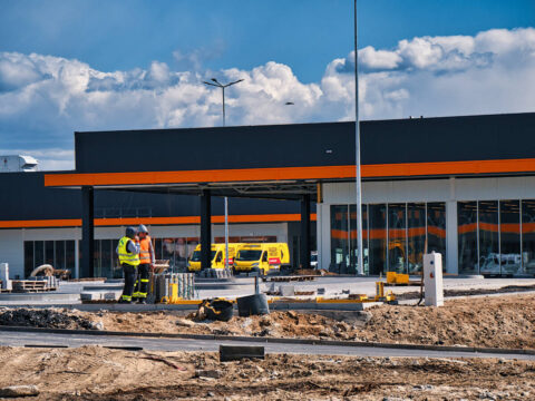 Comfy Park w budowie