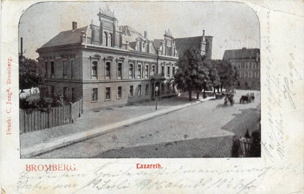 Dawna Bydgoszcz na starych pocztówkach. Rok 1901 – szpital i klaryski bez hełmu