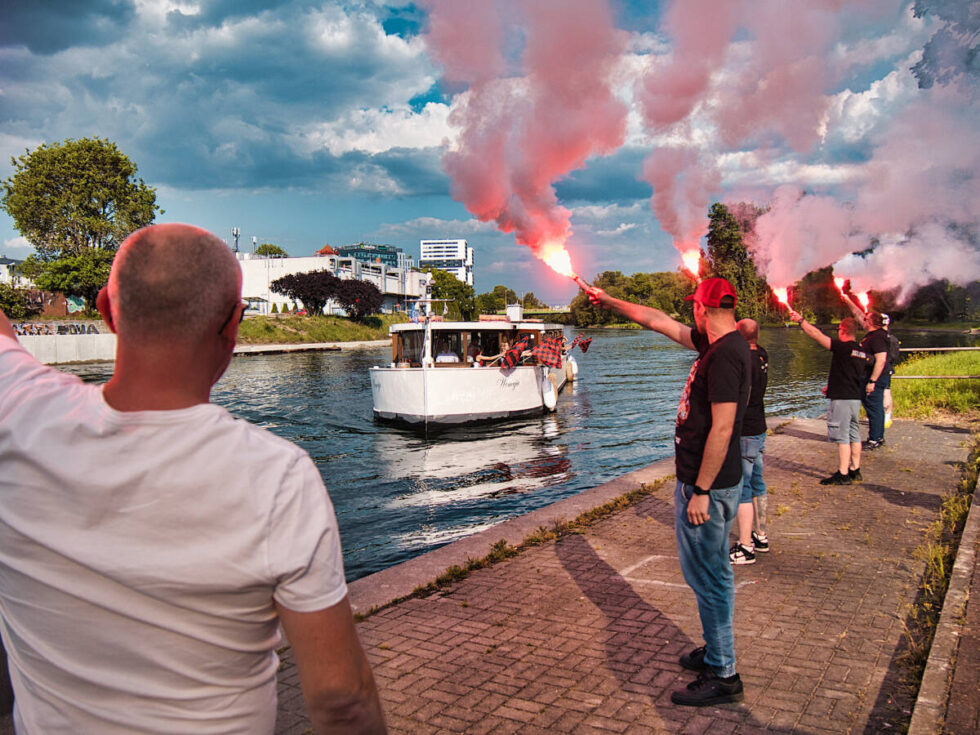 Astoria i jej kibice fetują awans. Kapitan zespołu będzie kontynuować karierę [ZDJĘCIA]