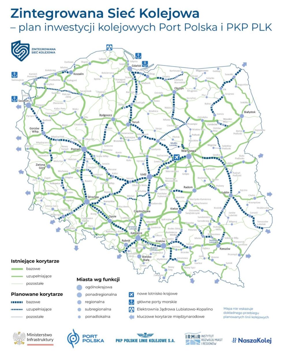 Pociągiem z Bydgoszczy do Gniezna – 250 kilometrów na godzinę. Nasze miasto na osi magistrali Bałtyk – Czechy. Szczegóły planu ZSK