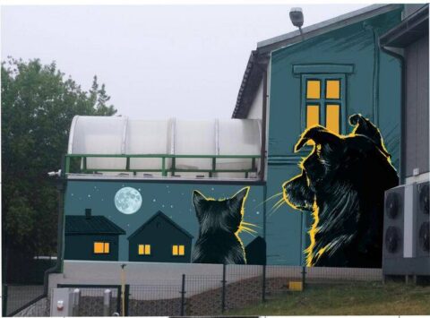 Sztuka oddaje głos zwierzętom. Nowy mural ozdobi schronisko dla zwierząt