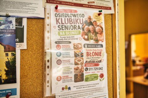 Osiedlowy klubik seniora na Błoniu