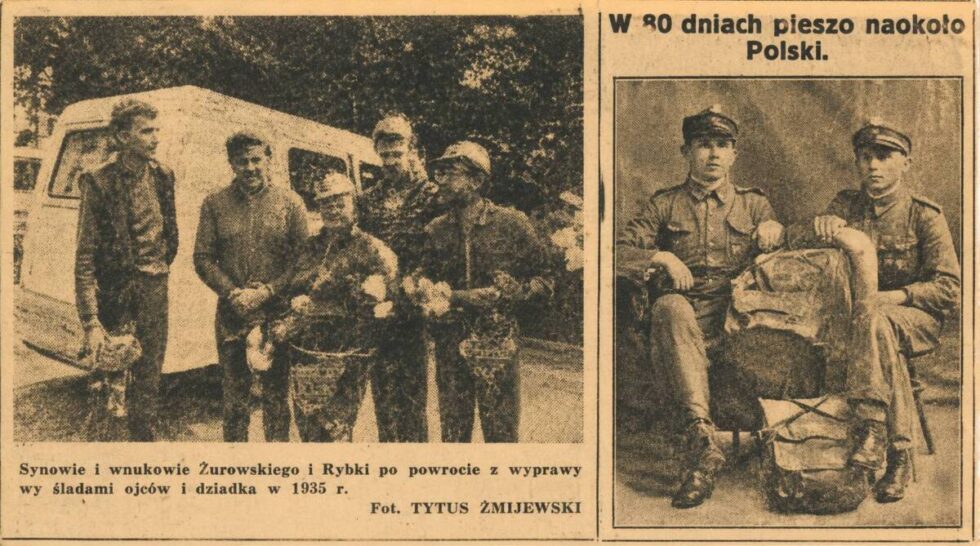 Dwie piesze wędrówki Bydgoszczan dookoła Polski. Pierwsza odbyła się w 1929 roku – syn i wnukowie powtórzyli wyprawę