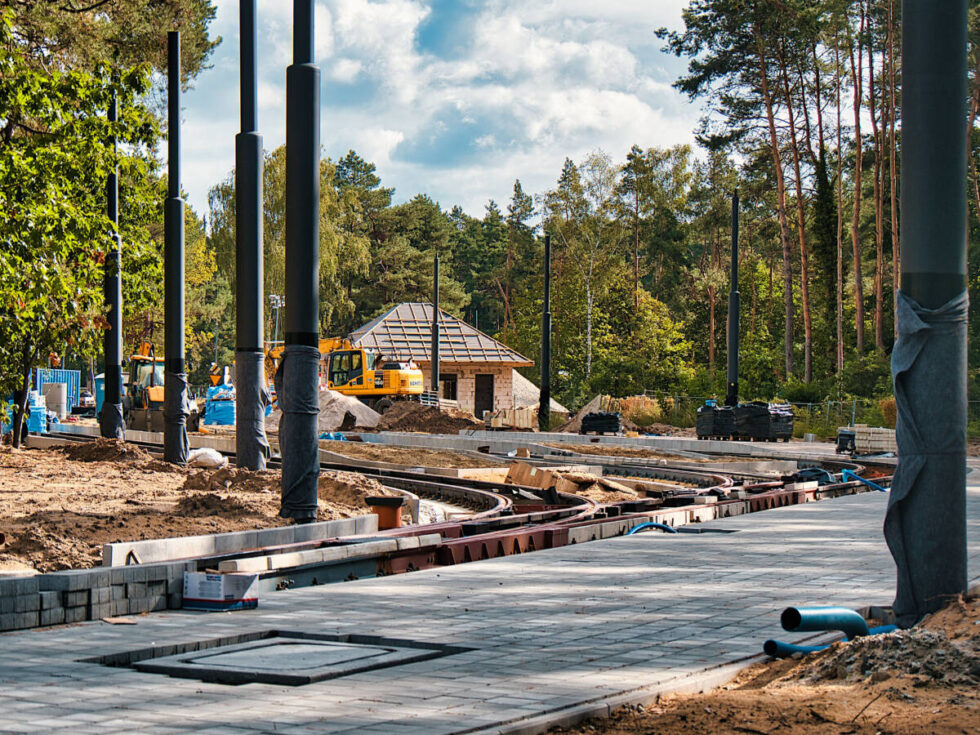Pętla w Lesie Gdańskim w modernizacji – prace na torowisku idą pełną parą