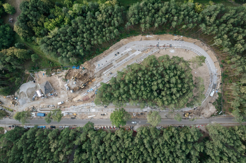 Na pętlę tramwajową Las Gdański wkrótce wróci trakcja. Koniec prac modernizacyjnych jeszcze w tym roku