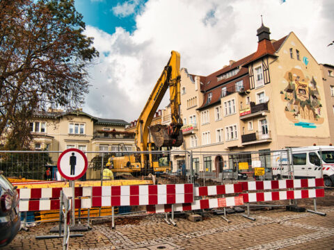 Plac przy ul. Gdańskiej i Śniadeckich