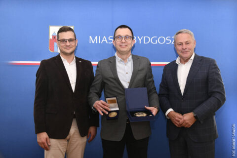 Medal Prezydenta Bydgoszczy dla Grzegorza Skiby. Zasłużony laur dla legendy sportu w mieście