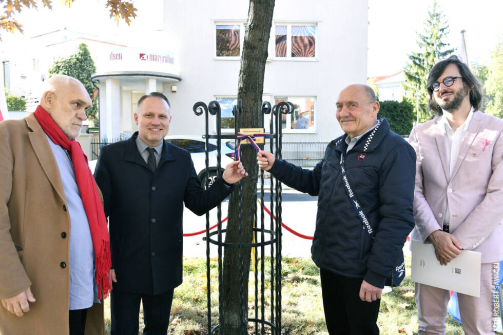 Hieronim Konieczka patronem dębu w Alei Dębów Honorowych