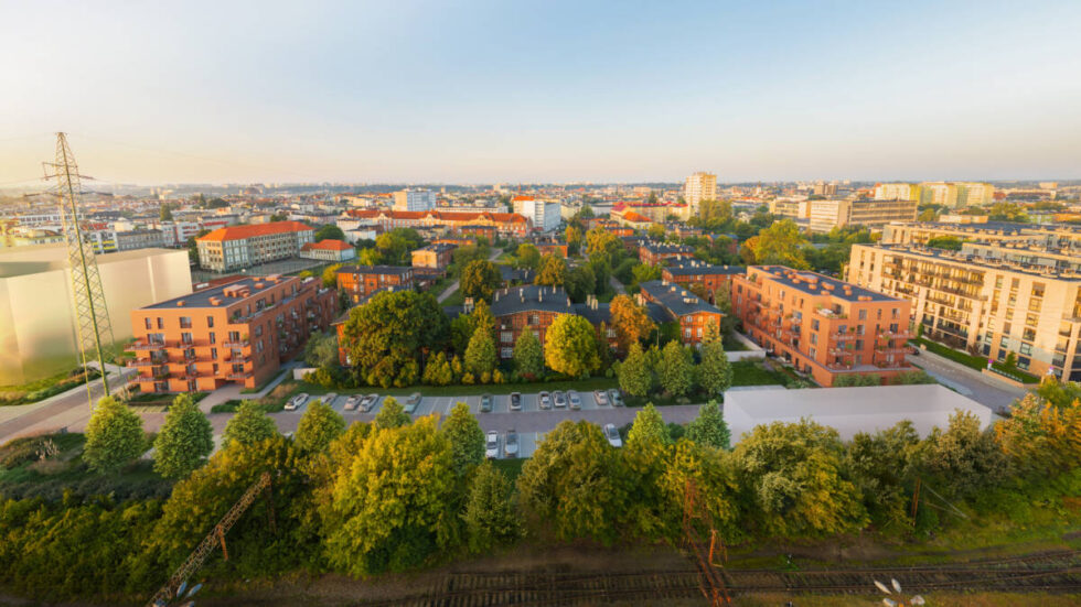 Te bloki przypomną o słodkiej historii miasta. Na Londynku powstaje „Jutrzenka Park” [WIZUALIZACJA]